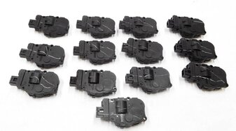 Thumbnail 2: 2007 BMW X5 (E70) FRONT HVAC HEATER A/C BLEND DOOR ACTUATOR SERVO MOTOR SET (13)