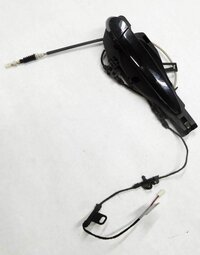 2007 BMW X5 (E70) RIGHT SIDE REAR EXTERIOR DOOR HANDLE (BLACK SAPPHIRE METALLIC)