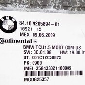 Thumbnail 6: 2009 BMW 335i (E92) BLUETOOTH TELEMATICS COMMUNICATION CONTROL MODULE