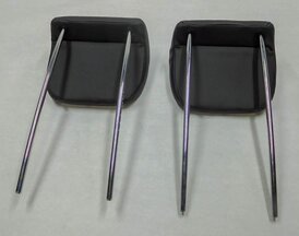 Thumbnail 5: 2009 MB GL320 (X164) DIESEL REAR 3rd THIRD ROW SEAT HEADREST SET - 2 (BLACK)