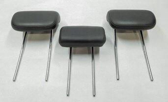 Thumbnail 2: 2009 MB GL320 (X164) REAR 2nd SECOND ROW SEAT HEADREST SET-3 (BLACK)