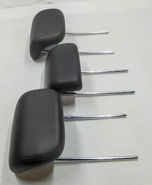 Thumbnail 3: 2009 MB GL320 (X164) REAR 2nd SECOND ROW SEAT HEADREST SET-3 (BLACK)