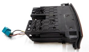 Thumbnail 3: 2009 MB GL320 (X164) CENTER CONSOLE ASH TRAY COMPARTMENT w/ 12v SOCKET (WOOD)