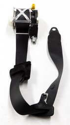 Thumbnail 2: 2009 MB GL320 (X164) LEFT REAR 2nd SECOND ROW SEATBELT BUCKLE RETRACTOR (BLACK)