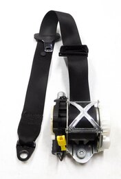 Thumbnail 4: 2009 MB GL320 (X164) LEFT REAR 2nd SECOND ROW SEATBELT BUCKLE RETRACTOR (BLACK)
