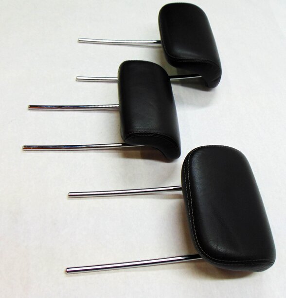 Thumbnail 3: 2008 MB GL550 (X164) REAR (2nd SECOND ROW) HEADREST SET-3 (BLACK LEATHER)