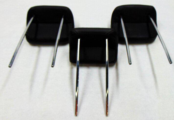Thumbnail 5: 2008 MB GL550 (X164) REAR (2nd SECOND ROW) HEADREST SET-3 (BLACK LEATHER)