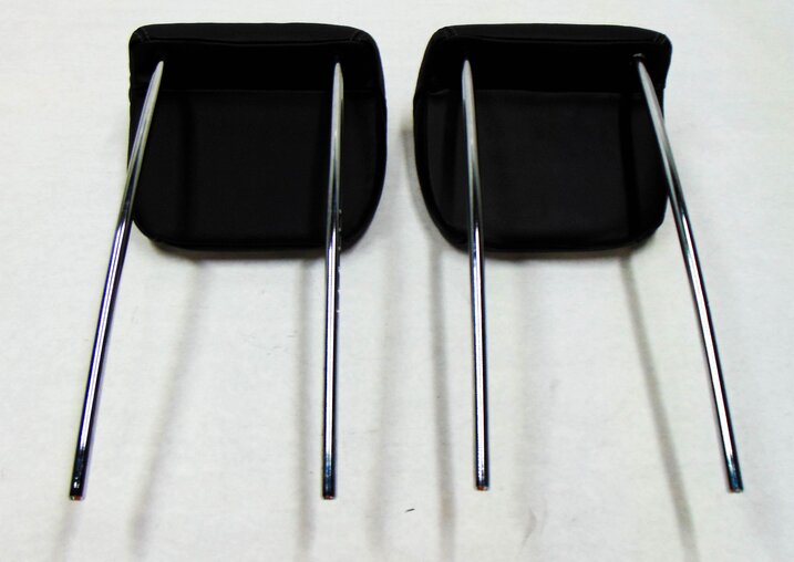 Thumbnail 5: 2008 MB GL550 (X164) REAR (3rd THIRD ROW) HEADREST SET-2 (BLACK LEATHER)