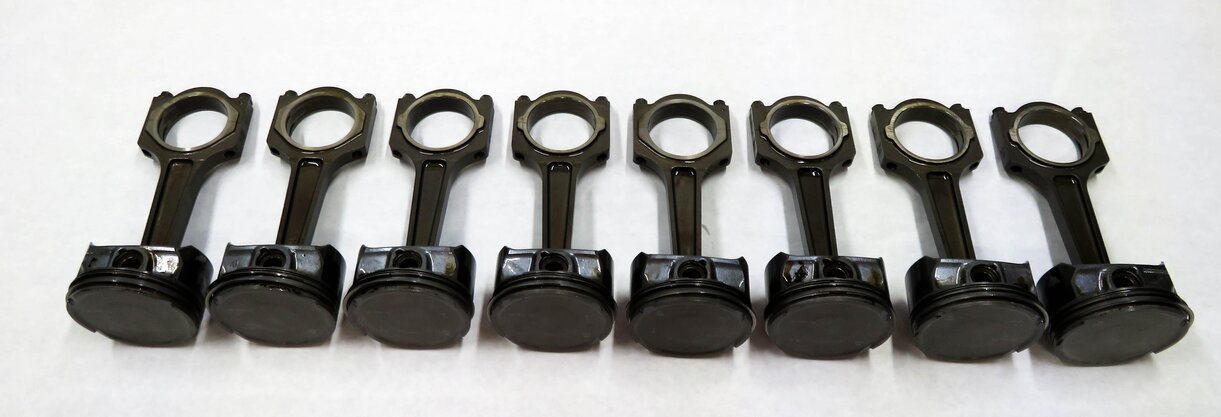 Thumbnail 3: 2005-2009 RANGE ROVER SPORT (L320 L322) - LR3 4.4L V8 ENGINE PISTON & ROD SET-8