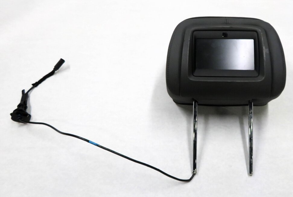 Thumbnail 5: 2006 RANGE ROVER (L322) - LEFT FRONT DRIVER SEAT HEADREST w/ SCREEN (CHARCOAL)