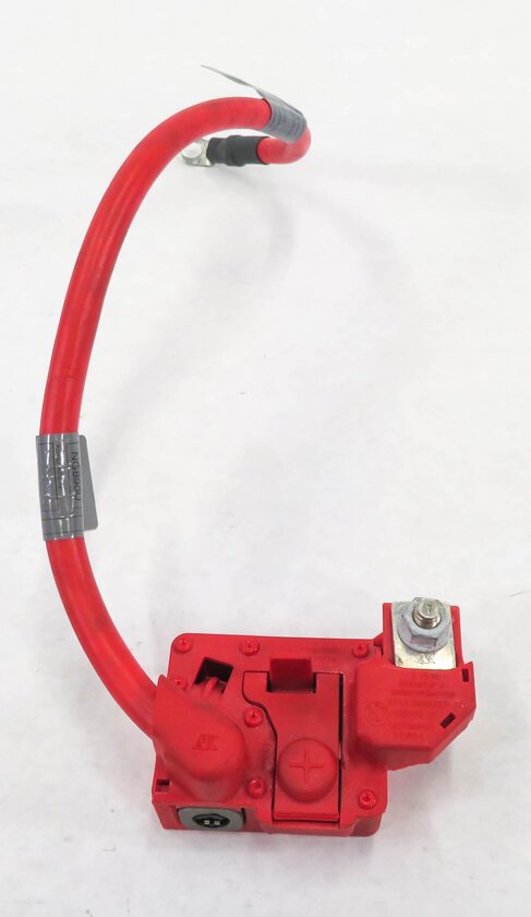 Thumbnail 2: 2007 BMW X5 (E70) POSITIVE POST TERMINAL SRS BLOWOUT BATTERY CABLE LEAD