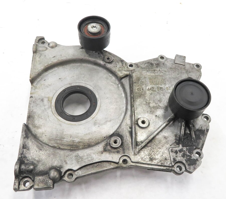 Thumbnail 2: 07-09 MB E320 GL320 ML320 R320 (X164 W164) 3.0L DIESEL OM642 ENGINE TIMING COVER