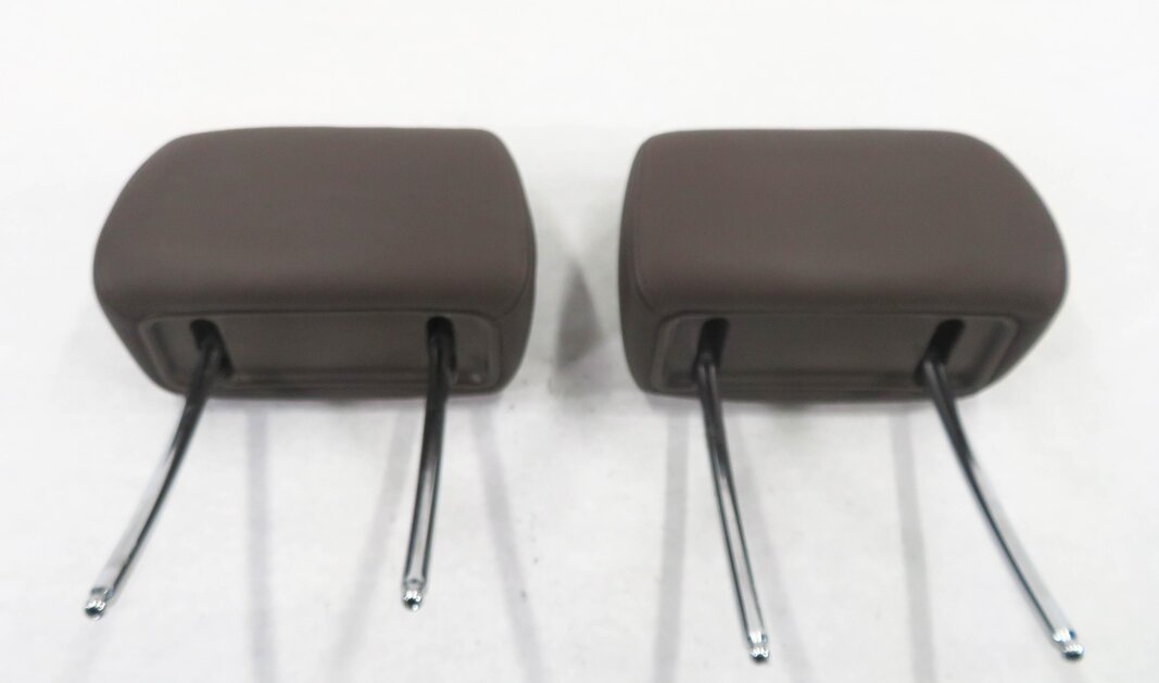 Thumbnail 2: 2007 BMW X5 (E70) FRONT LEFT & RIGHT (TOBACCO BROWN LEATHER) HEADREST SET-2