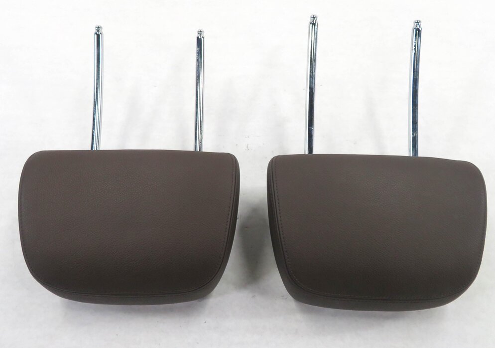 Thumbnail 4: 2007 BMW X5 (E70) FRONT LEFT & RIGHT (TOBACCO BROWN LEATHER) HEADREST SET-2