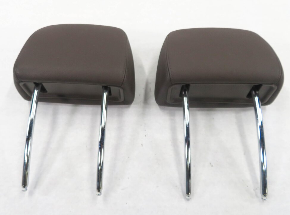 Thumbnail 5: 2007 BMW X5 (E70) FRONT LEFT & RIGHT (TOBACCO BROWN LEATHER) HEADREST SET-2