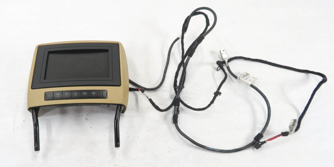 Thumbnail 2: 06-08 MB GL320 GL450 ML320 ML350 ML500 R320 R350 R500 HEADREST TV SCREEN (BROWN)