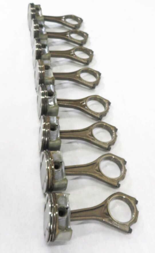 Thumbnail 4: 04-10 BMW 550i 750i X5 (E60 E65 E66 E70) N62 4.8L V8 ENGINE PISTON & ROD SET-8