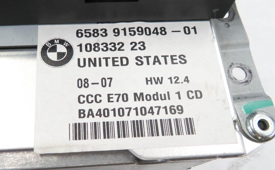 Thumbnail 7: 07-10 BMW X5 X6 (E70 / E71) - RADIO GPS NAVIGATION DVD CD PLAYER STEREO RECEIVER