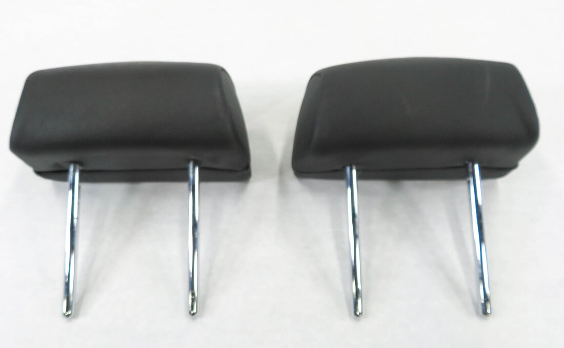Thumbnail 5: 2007 BMW X5 (E70) REAR 2nd SECOND ROW HEADREST SET-2 (BLACK LEATHER LUSW)
