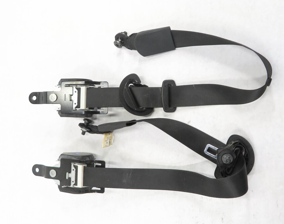 Thumbnail 5: 2008 BMW X5 (E70) REAR 2nd SECOND ROW SEATBELT RETRACTOR SET-2 (BLACK)