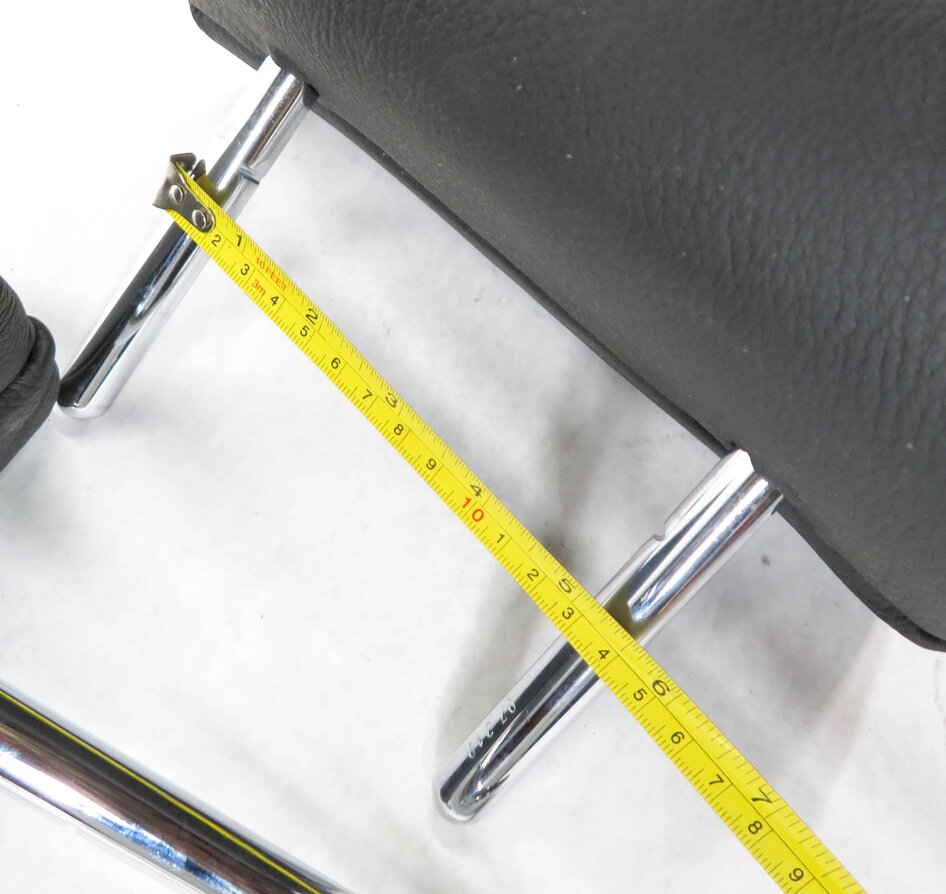 Thumbnail 9: 2008 BMW X5 (E70) REAR 2nd SECOND ROW (BLACK LEATHER) HEADREST SET-3
