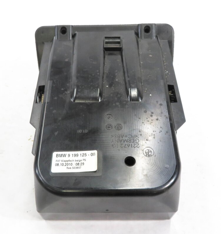 Thumbnail 5: 2011 BMW 550iGT (F07) FRONT DASH RETRACTABLE COIN TRAY STORAGE COMPARTMENT BEIGE