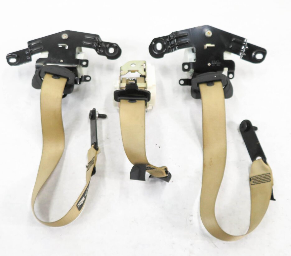 Thumbnail 5: 2011 BMW 550iGT (F07) REAR SEAT SEATBELT BUCKLE RETRACTOR SET-3 (BEIGE)