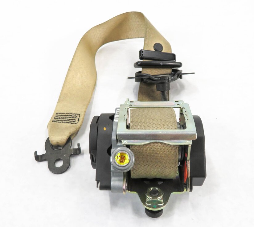 Thumbnail 4: 2010-2017 BMW 535iGT 550iGT (F07) LEFT FRONT DRIVER SEATBELT RETRACTOR (BEIGE)