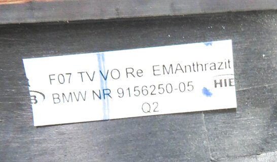 Thumbnail 11: 2011 BMW 535iGT 550iGT (F07) DOOR DASH (DARK ASH) WOOD GRAIN TRIM PANEL SET-5