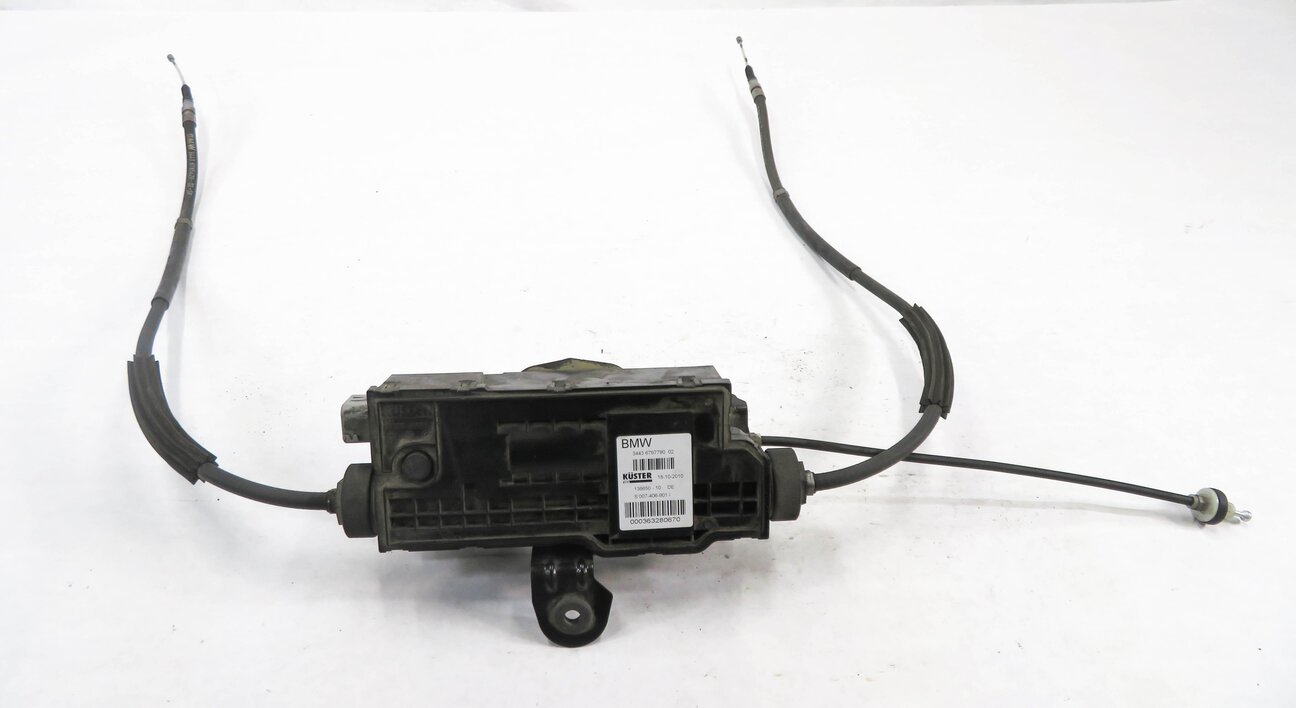 Thumbnail 2: 2011 BMW 550iGT (F07) EMERGENCY PARKING BRAKE ACTUATOR MOTOR w/ CABLES