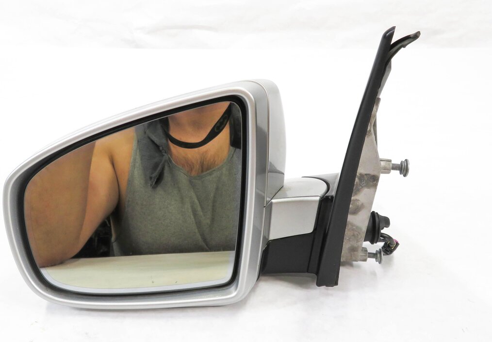 Thumbnail 2: 10-13 BMW X5 (E70) - LEFT P-FOLD MEM AUTODIM CAMERA HEATED DOOR MIRROR (SILVER)