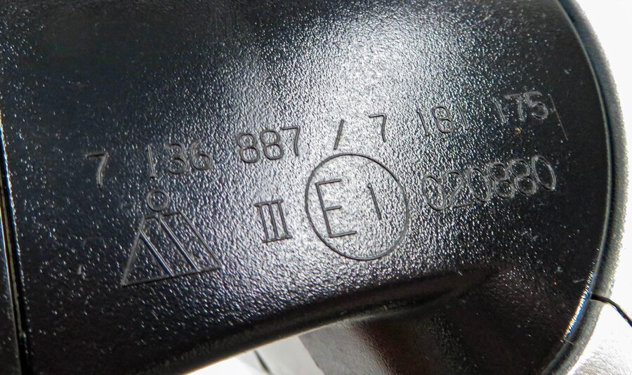 Thumbnail 6: 10-13 BMW X5 (E70) - LEFT P-FOLD MEM AUTODIM CAMERA HEATED DOOR MIRROR (SILVER)