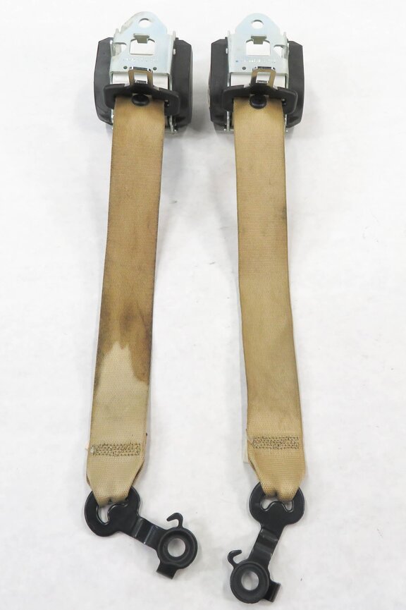 Thumbnail 5: 2008 BMW X5 (E70) LEFT & RIGHT 3rd THIRD ROW SEATBELT RETRACTOR SET-2 (BEIGE)