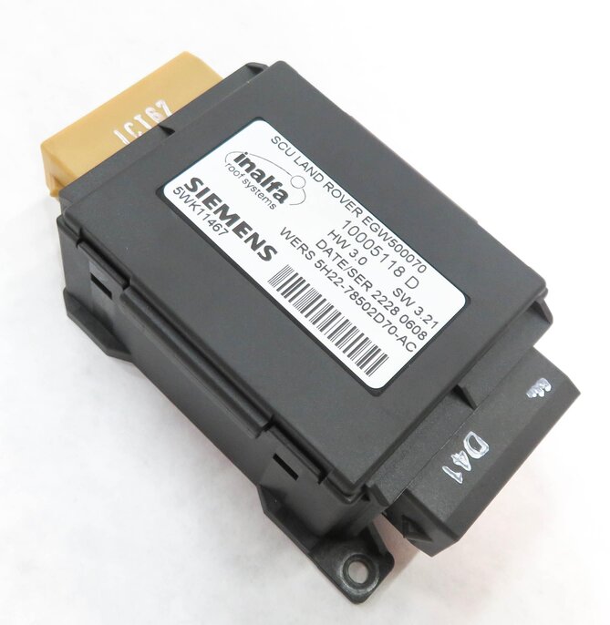 2012 LAND ROVER LR4 POWER SUNROOF SUN ROOF CONTROL MODULE COMPUTER