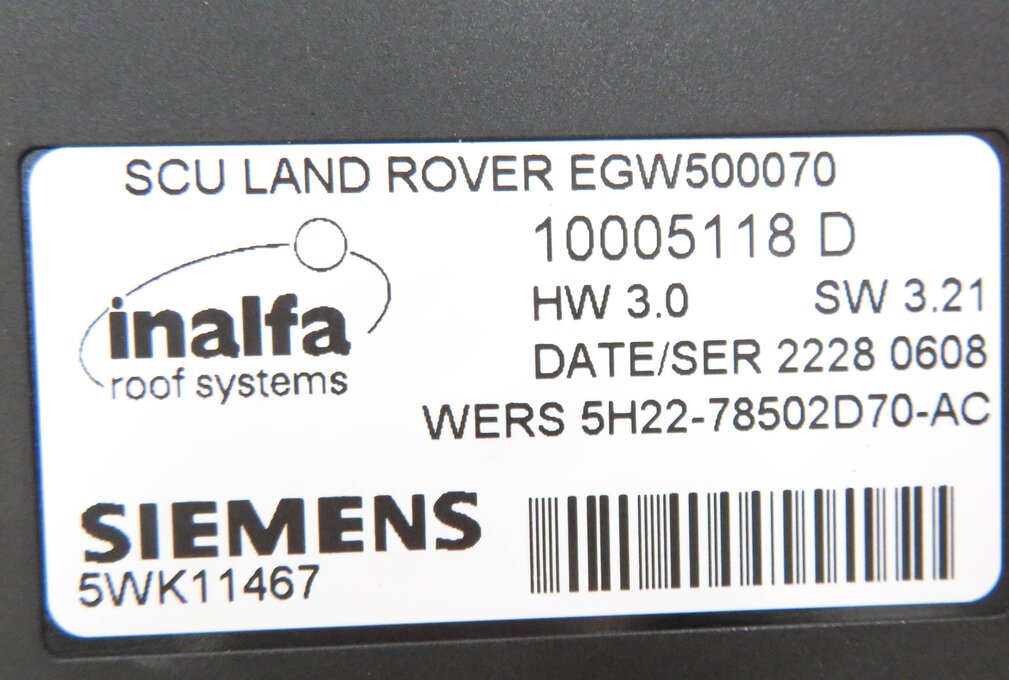 Thumbnail 7: 2012 LAND ROVER LR4 POWER SUNROOF SUN ROOF CONTROL MODULE COMPUTER