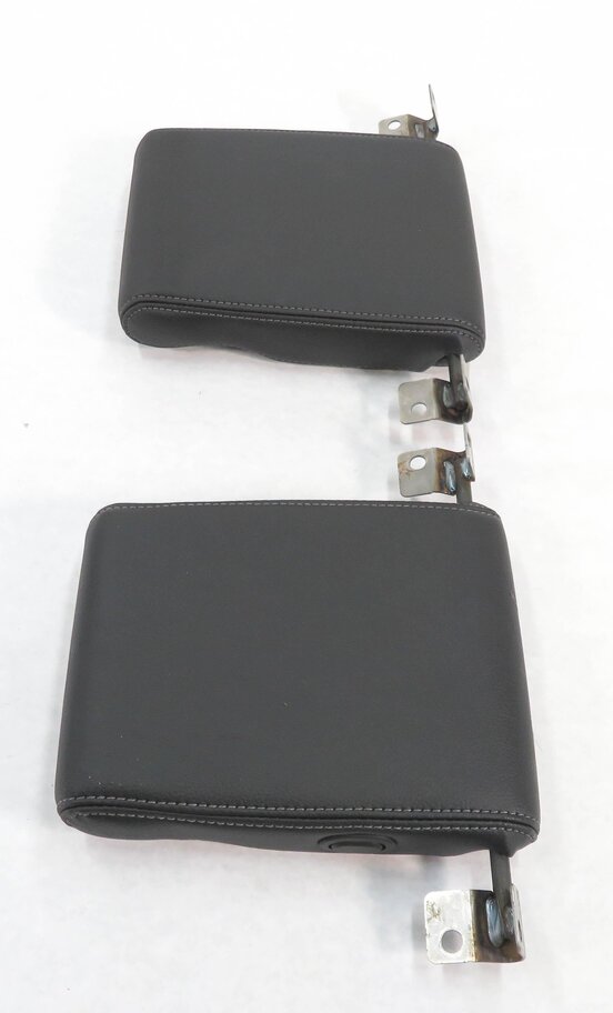 Thumbnail 3: 2012 LAND ROVER LR4 REAR 3rd THIRD ROW (BLACK LEATHER) HEADREST SET-2