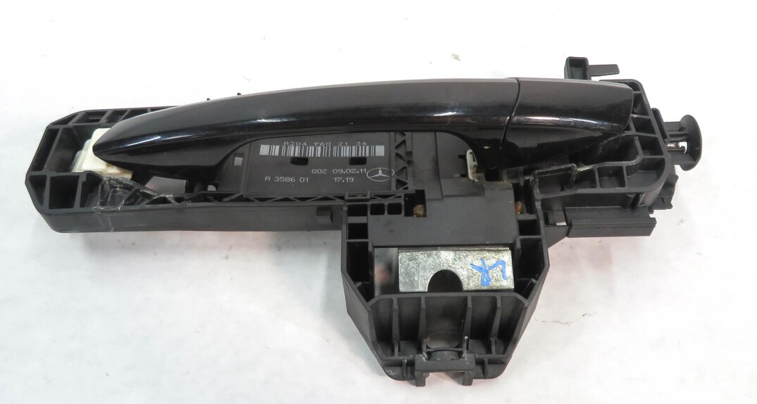Thumbnail 4: 08-17 MB C230 C250 C300 C350 C63 E250 E350 LEFT SIDE REAR DOOR HANDLE (BLACK)