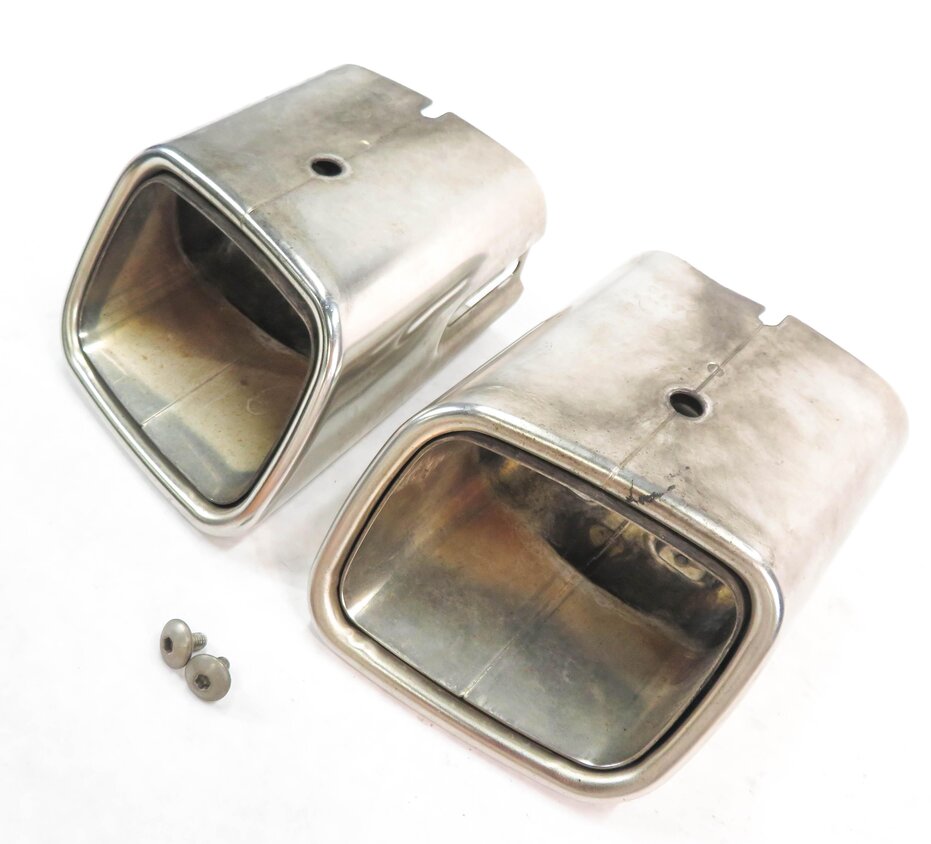 2010-2012 MB GLK250 GLK350 (X204) LEFT & RIGHT SIDE EXHAUST PIPE MUFFLER TIP SET