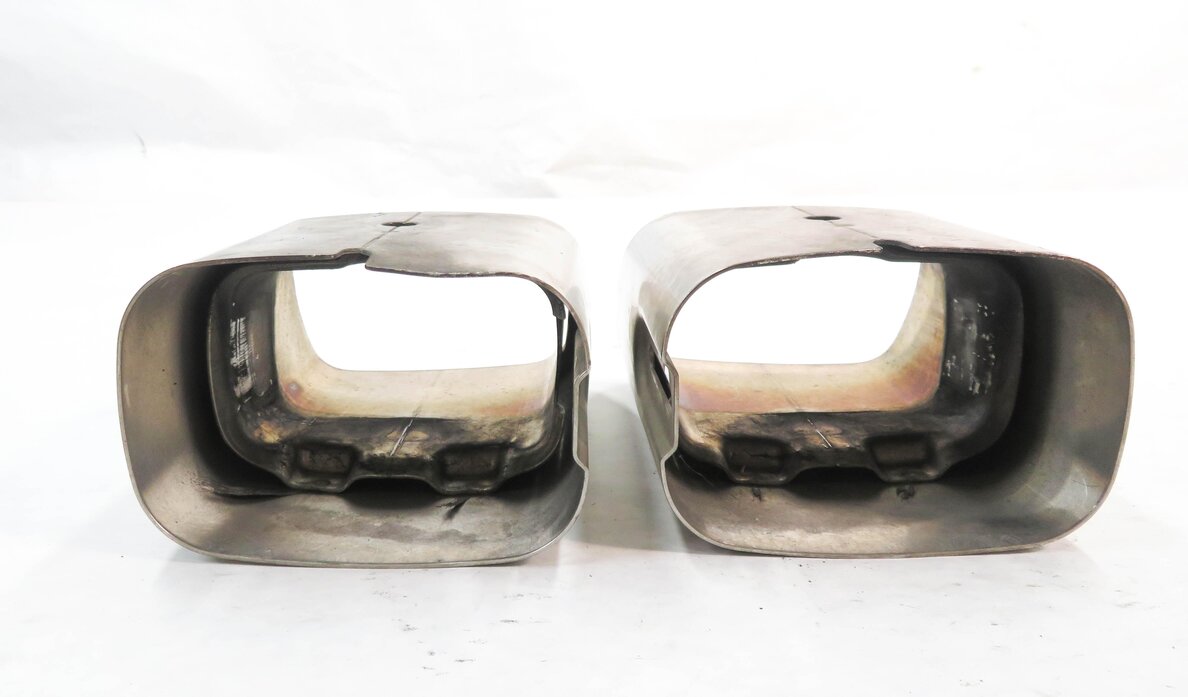 Thumbnail 5: 2010-2012 MB GLK250 GLK350 (X204) LEFT & RIGHT SIDE EXHAUST PIPE MUFFLER TIP SET
