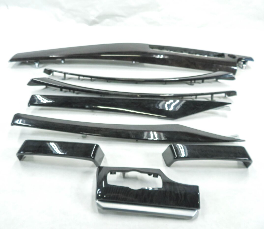 Thumbnail 2: 2011 BMW 535iGT (F07) DASH DOOR CONSOLE (FINE ASH WOOD GRAIN) TRIM SET-8