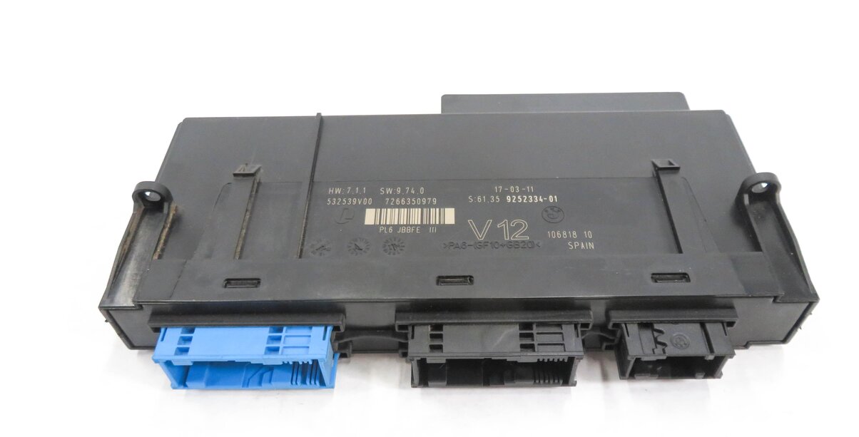 Thumbnail 2: 11-19 BMW 528i 535i 535iGT 550i 640i M5 M6 (F07 F10) PRIMARY BODY CONTROL MODULE