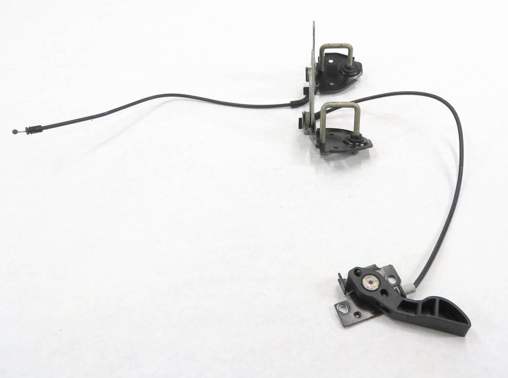Thumbnail 3: 2011 BMW 535iGT (F07) FRONT LEFT & RIGHT HOOD LID LOCK LATCH HOOK SET-2 w/HANDLE