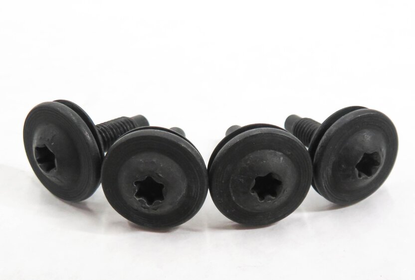 Thumbnail 7: 2011 BMW 535iGT (F07) FRONT LEFT & RIGHT HOOD LID LOCK LATCH HOOK SET-2 w/HANDLE