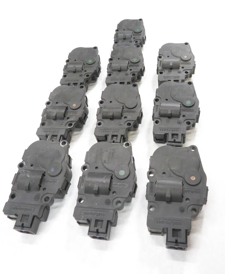 Thumbnail 4: 2011 BMW 535iGT (F07) FRONT HEATER A/C AIR BOX BLEND DOOR ACTUATOR MOTOR SET-10