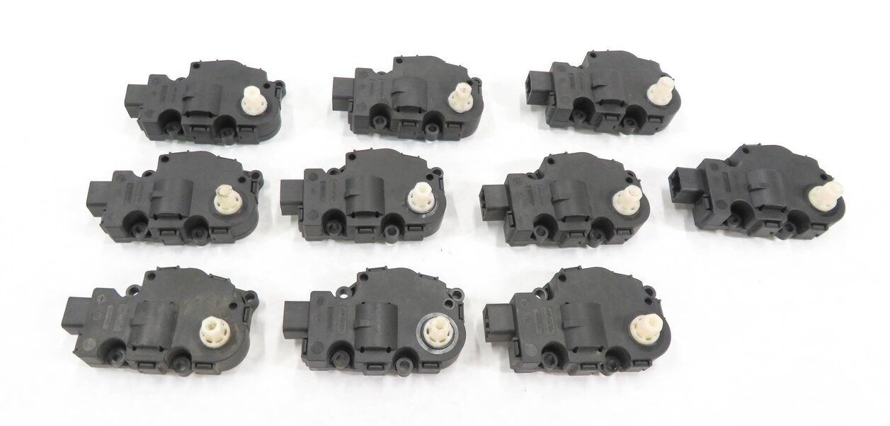 Thumbnail 5: 2011 BMW 535iGT (F07) FRONT HEATER A/C AIR BOX BLEND DOOR ACTUATOR MOTOR SET-10