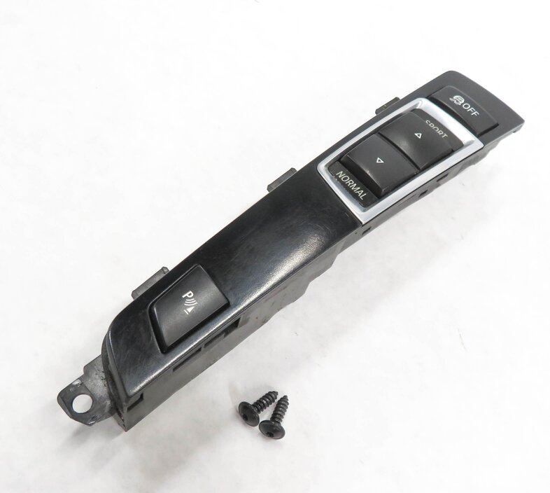 2011 BMW 535iGT (F07) SHIFTER CONSOLE PARK DISTANCE SENSOR TRACTION SWITCH PANEL