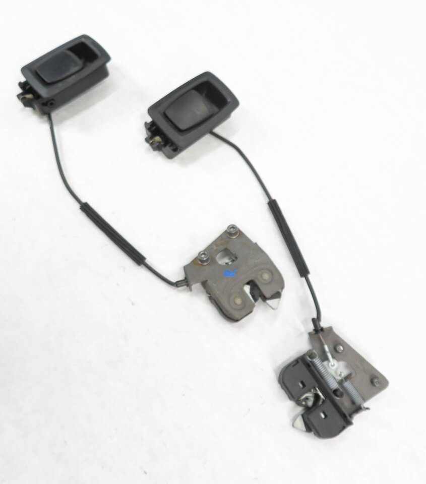 2011 BMW 535iGT (F07) LEFT & RIGHT REAR FOLDING SEAT LOCK LATCH SET w/ HANDLES