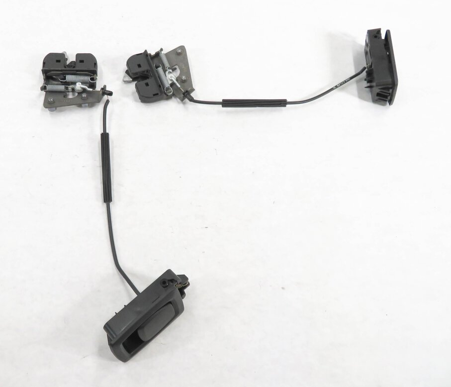 Thumbnail 4: 2011 BMW 535iGT (F07) LEFT & RIGHT REAR FOLDING SEAT LOCK LATCH SET w/ HANDLES