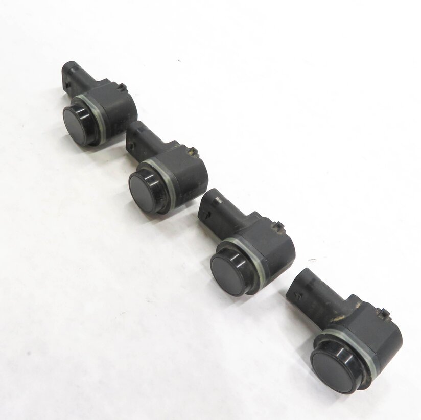 2011 BMW 535iGT (F07) REAR PDC PARK DISTANCE SENSOR SET-4 w/ HARNESS (GRAY A90)
