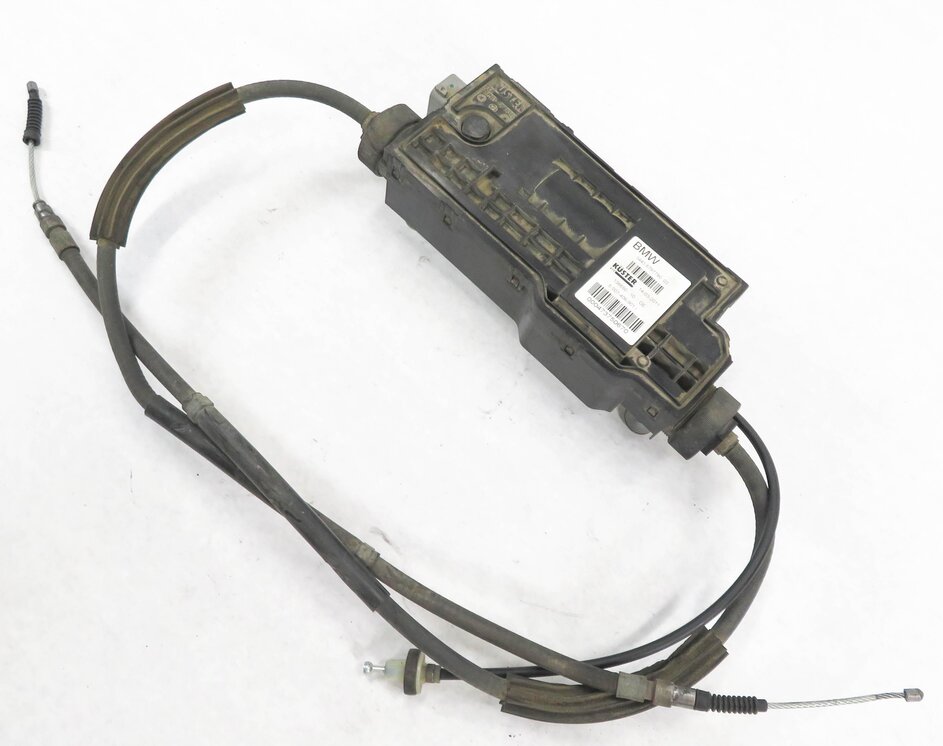 2011 BMW 535iGT (F07) EMERGENCY ELECTRIC PARKING BRAKE ACTUATOR MOTOR w/ CABLES